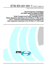 Norma ETSI EN 301091-1-V1.2.1 9.11.2004 náhľad