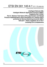 Norma ETSI EN 301140-4-1-V1.1.3 29.5.2000 náhľad