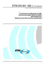 Norma ETSI EN 301165-V1.1.3 30.8.2002 náhľad