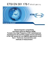 Norma ETSI EN 301178-1-V1.4.1 24.11.2011 náhľad