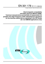 Norma ETSI EN 301178-V1.1.1 19.5.1999 náhľad