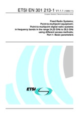 Náhľad ETSI EN 301213-1-V1.1.1 5.11.1999