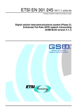 Norma ETSI EN 301245-V4.1.1 24.8.2000 náhľad