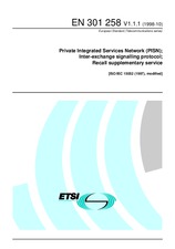 Norma ETSI EN 301258-V1.1.1 30.10.1998 náhľad