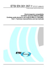 Náhľad ETSI EN 301357-1-V1.3.1 24.7.2006