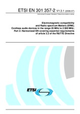 Norma ETSI EN 301357-2-V1.3.1 24.7.2006 náhľad