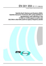 Norma ETSI EN 301359-V1.1.1 19.4.1999 náhľad
