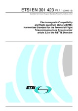 Norma ETSI EN 301423-V1.1.1 8.12.2000 náhľad