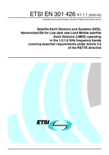 Norma ETSI EN 301426-V1.1.1 12.5.2000 náhľad