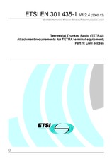 Norma ETSI EN 301435-1-V1.2.4 6.12.2000 náhľad