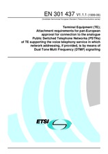 Norma ETSI EN 301437-V1.1.1 3.6.1999 náhľad