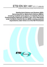 Norma ETSI EN 301441-V1.1.1 12.5.2000 náhľad