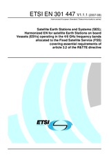 Norma ETSI EN 301447-V1.1.1 20.8.2007 náhľad