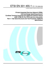 Norma ETSI EN 301455-1-V1.1.4 25.9.2000 náhľad