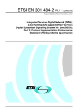 Norma ETSI EN 301484-2-V1.1.1 27.4.2000 náhľad