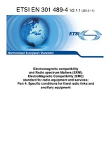 Norma ETSI EN 301489-4-V2.1.1 26.11.2012 náhľad