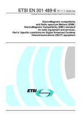 Norma ETSI EN 301489-6-V1.1.1 28.9.2000 náhľad