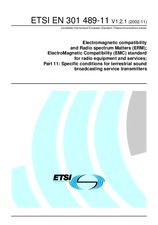 Norma ETSI EN 301489-11-V1.2.1 12.11.2002 náhľad