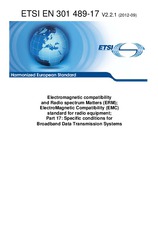 Norma ETSI EN 301489-17-V2.2.1 4.9.2012 náhľad