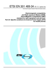 Norma ETSI EN 301489-34-V1.1.1 19.10.2010 náhľad