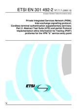 Norma ETSI EN 301492-2-V1.1.1 22.12.2000 náhľad