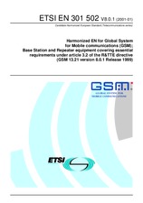 Norma ETSI EN 301502-V8.0.1 8.1.2001 náhľad