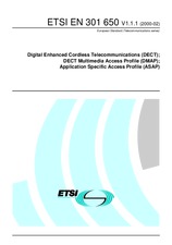 Norma ETSI EN 301650-V1.1.1 15.2.2000 náhľad