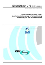 Norma ETSI EN 301775-V1.1.1 27.11.2000 náhľad