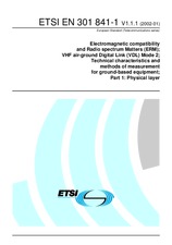 Norma ETSI EN 301841-1-V1.1.1 7.1.2002 náhľad