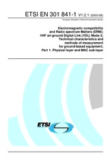 Norma ETSI EN 301841-1-V1.2.1 21.8.2003 náhľad