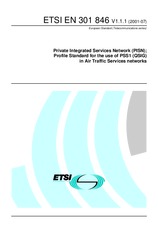 Norma ETSI EN 301846-V1.1.1 31.7.2001 náhľad