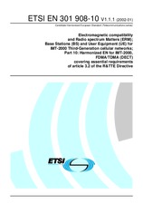 Norma ETSI EN 301908-10-V1.1.1 17.1.2002 náhľad