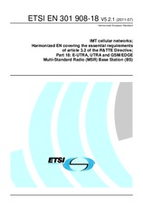 Norma ETSI EN 301908-18-V5.2.1 19.7.2011 náhľad