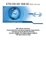 Norma ETSI EN 301908-20-V5.2.1 15.9.2011 náhľad