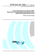 Náhľad ETSI EN 301920-V1.1.1 16.6.2003