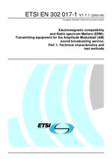 Norma ETSI EN 302017-1-V1.1.1 5.9.2005 náhľad