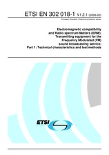 Norma ETSI EN 302018-1-V1.2.1 1.3.2006 náhľad