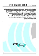 Norma ETSI EN 302091-4-V1.1.1 20.9.2000 náhľad
