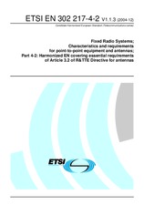 Norma ETSI EN 302217-4-2-V1.1.3 17.12.2004 náhľad