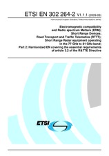 Norma ETSI EN 302264-2-V1.1.1 18.6.2009 náhľad