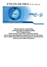 Norma ETSI EN 302288-2-V1.6.1 21.3.2012 náhľad