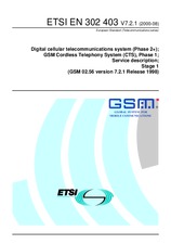 Norma ETSI EN 302403-V7.2.1 31.8.2000 náhľad