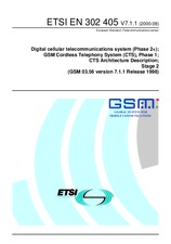Norma ETSI EN 302405-V7.1.1 31.8.2000 náhľad