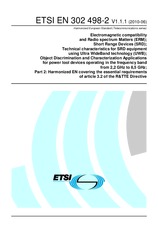Norma ETSI EN 302498-2-V1.1.1 16.6.2010 náhľad