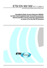 Norma ETSI EN 302502-V1.1.1 7.11.2006 náhľad