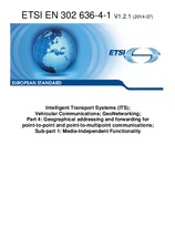 Norma ETSI EN 302636-4-1-V1.2.1 25.7.2014 náhľad