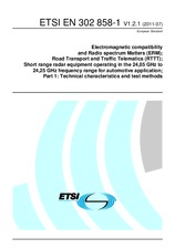 Norma ETSI EN 302858-1-V1.2.1 8.7.2011 náhľad