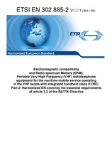 Norma ETSI EN 302885-2-V1.1.1 23.9.2011 náhľad