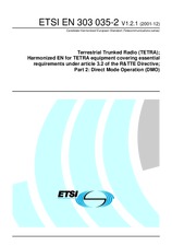 Norma ETSI EN 303035-2-V1.2.1 20.12.2001 náhľad