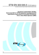 Norma ETSI EN 303035-2-V1.2.2 28.1.2003 náhľad